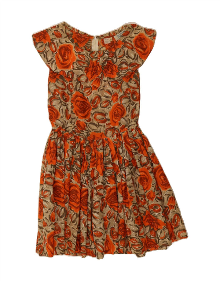 BENETTON Womens Sleeveless Sundress UK 12 Medium Multicoloured Floral Vintage Benetton and Second-Hand Benetton from Messina Hembry 
