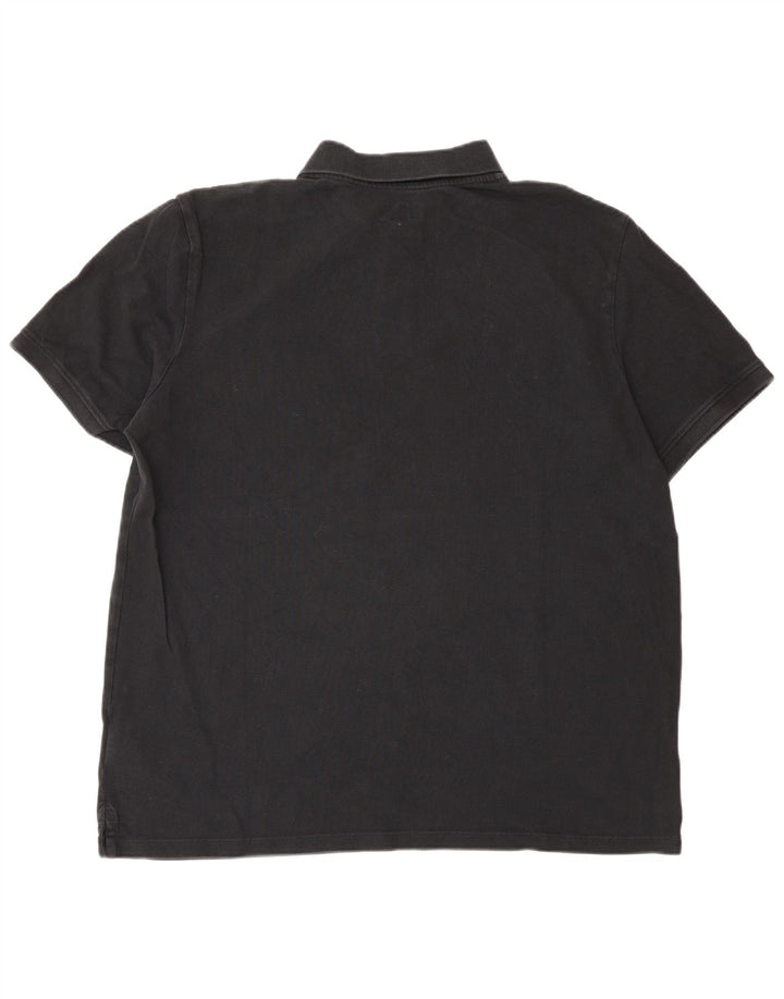 Timberland Herren Regular Fit Poloshirt XL Schwarz Baumwolle