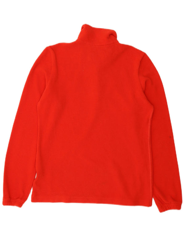 Lotto Damen-Fleecepullover mit Reißverschluss am Hals, UK 12, mittelrot, Polyester