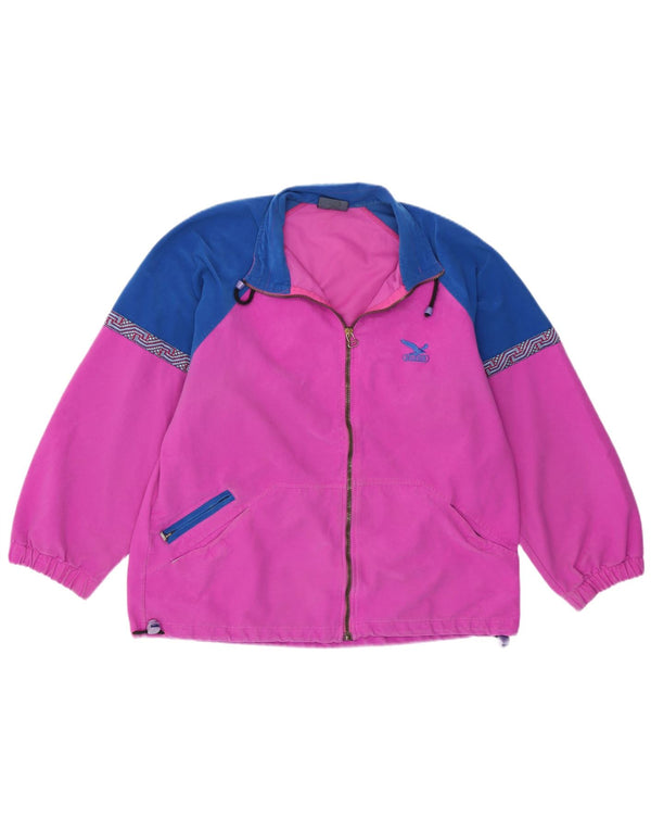 SALEWA Damen-Trainingsanzug-Oberteiljacke UK 16 Large Pink Colourblock