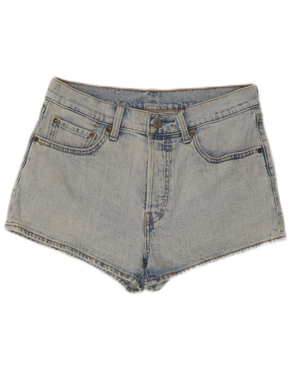 Levi's Damen 501 Denim Shorts W27 Small Blaue Baumwolle