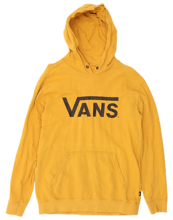 Vans Herren-Kapuzenpullover mit Grafik, groß, Baumwolle, Gelb