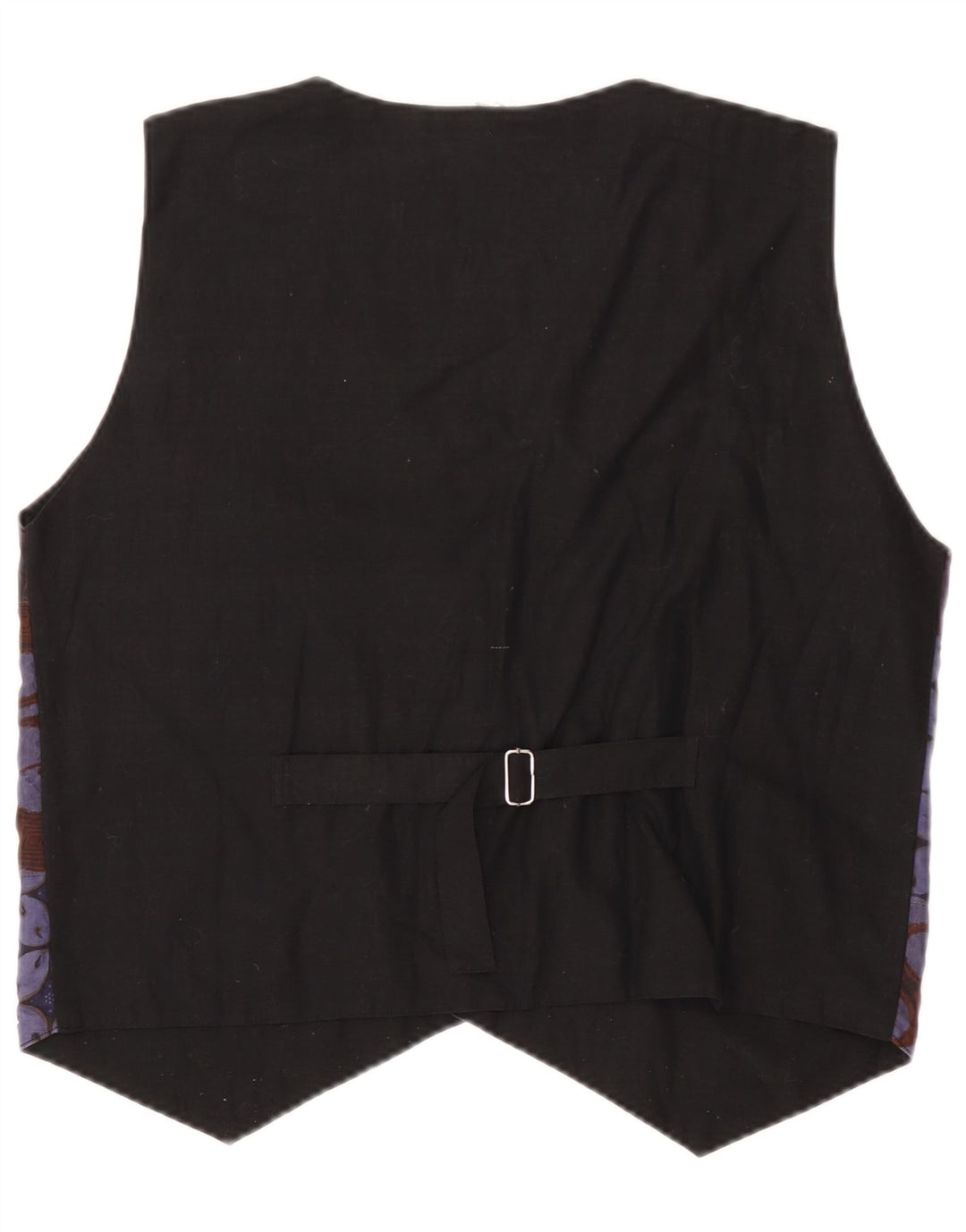 Vintage Herren Weste Medium Lila Patchwork Baumwolle