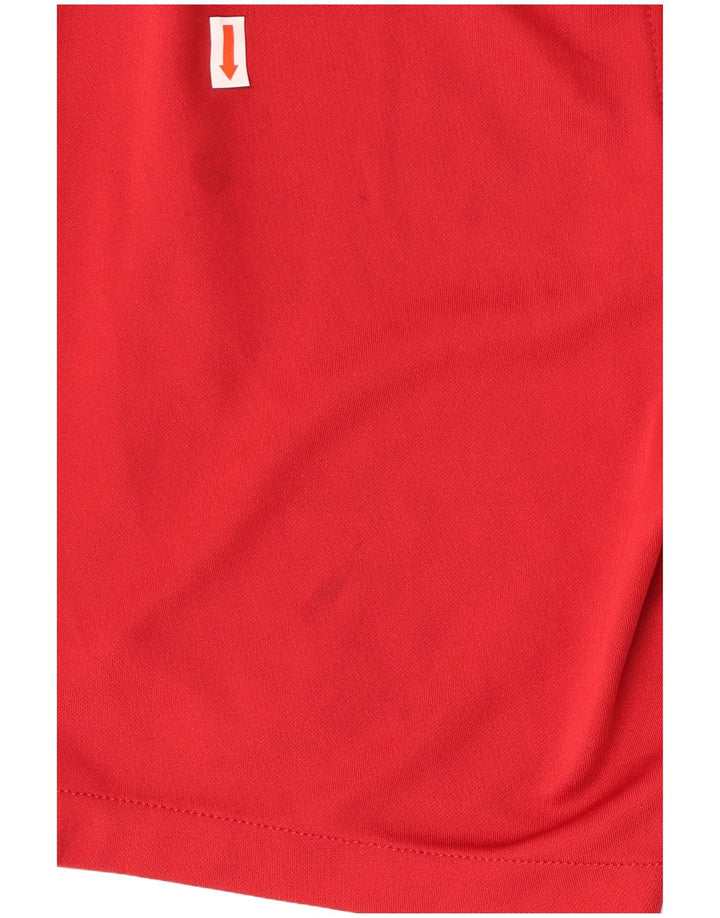 NIKE Boys Liverpool Sport Shorts 10-11 Years Medium Red Polyester