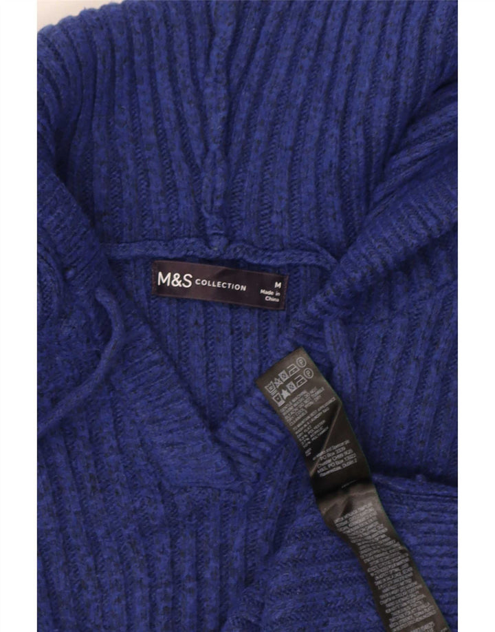 Marks & Spencer Damen-Pullover mit Kapuze, Gr. 14, mittleres Marineblau