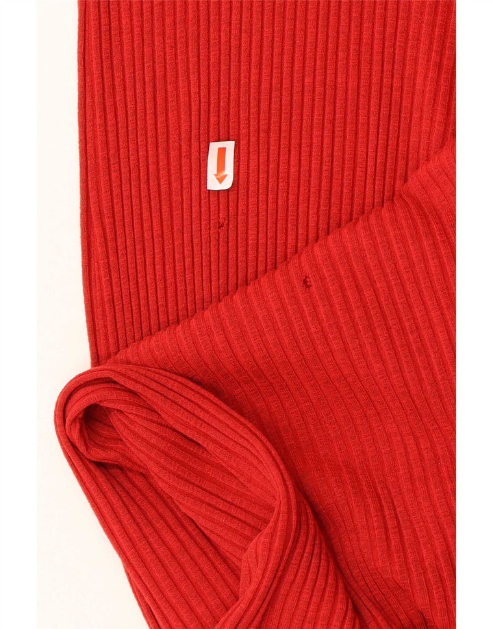 Zara Damen Trafaluc ärmelloser Overall UK 10 Small Rot