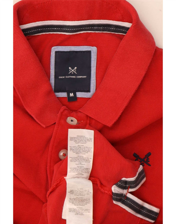 Crew Clothing Herren-Poloshirt aus mittelroter Baumwolle