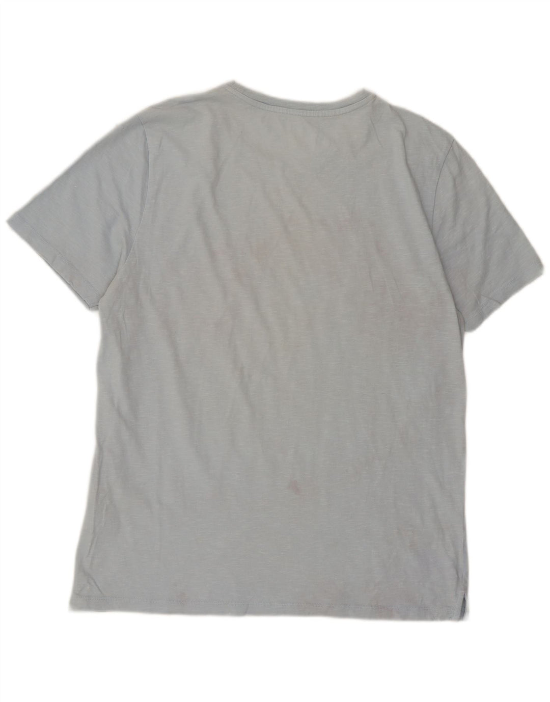 Fat Face Herren-T-Shirt mit Grafik, Größe L, aus blauer Baumwolle