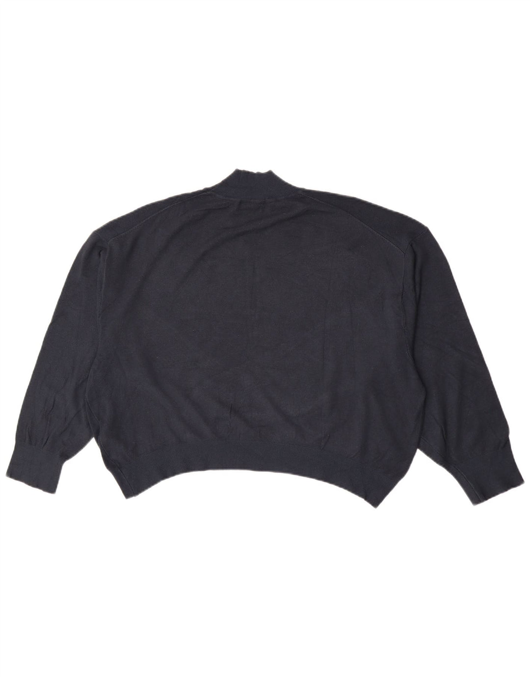 Übergroßer Pullover mit Rollkragen für Damen von Zara, Gr. 40, Marineblau