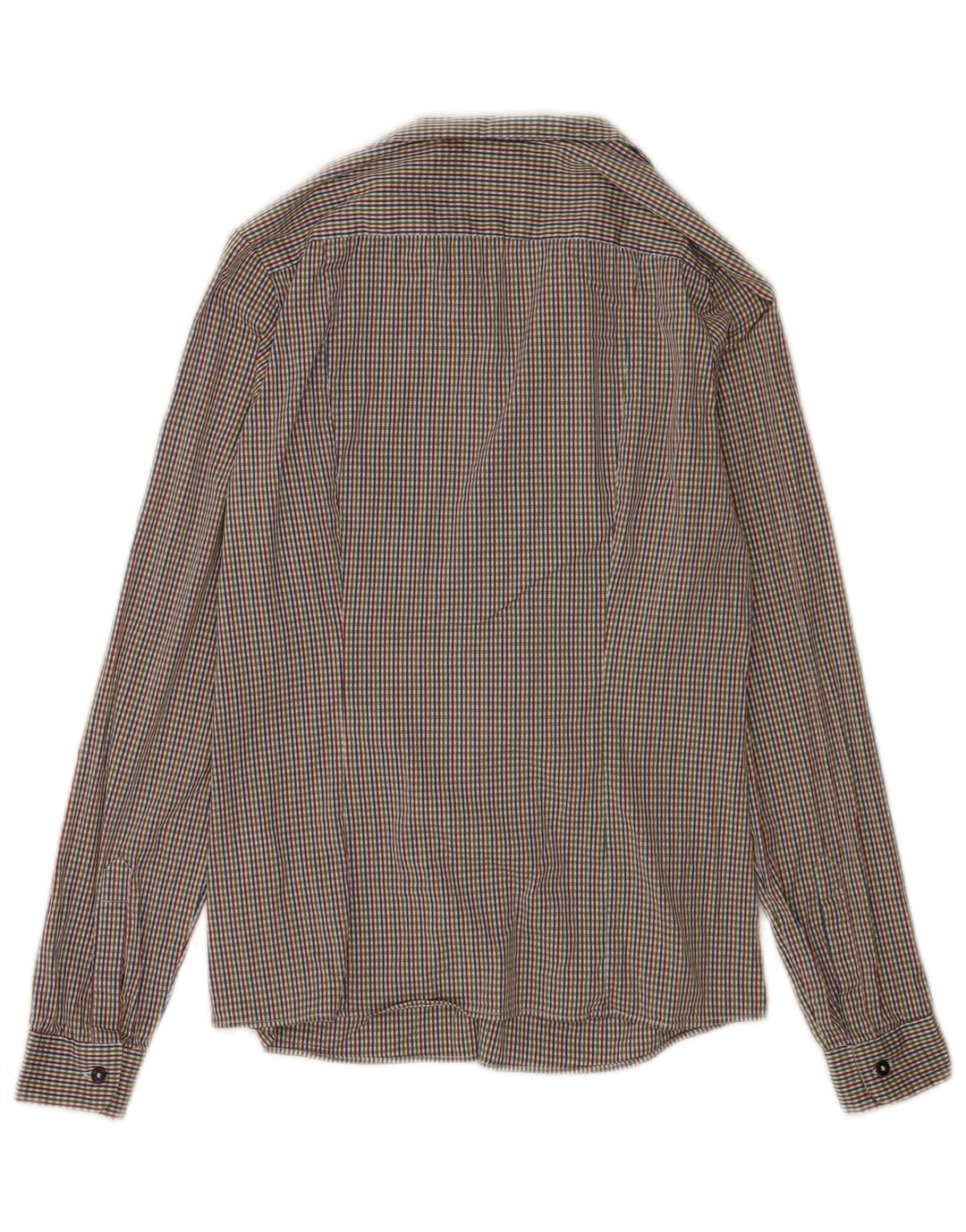 Trussardi Jeans Damen-Blusenoberteil mit Rüschen vorne, UK 6 XS, mehrfarbig
