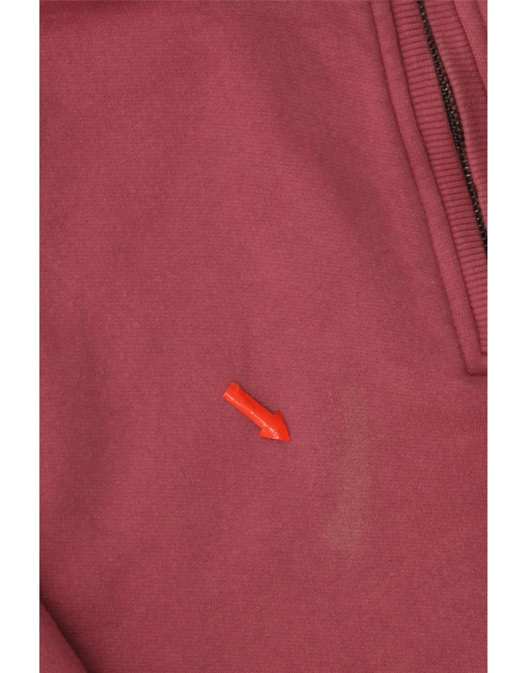 Crew Clothing Damen-Sweatshirt mit Reißverschluss am Hals, mittelrosa Baumwolle