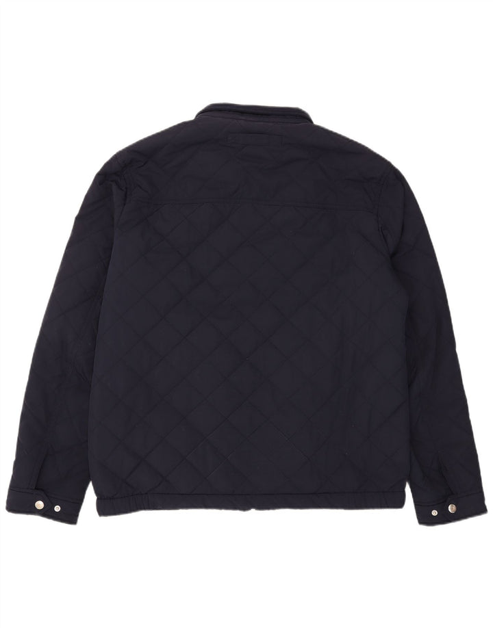 Gant Herren Steppjacke UK 42 XL Marineblau Polyester