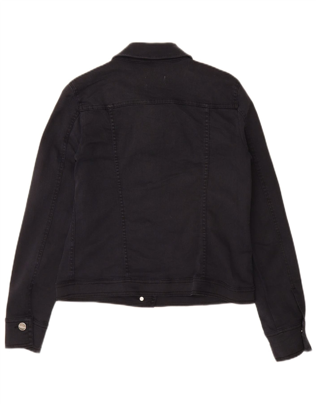 MARELLA Damen Jeansjacke UK 10 Small Marineblau