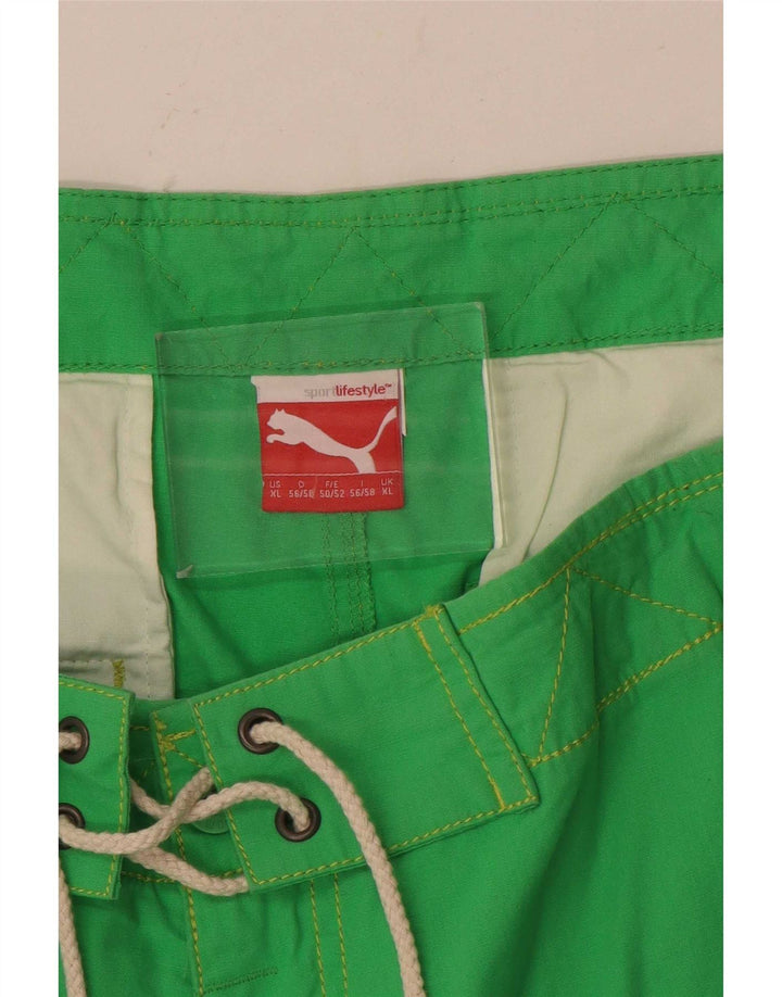 Puma Herren Graphic Badeshorts XL Grün