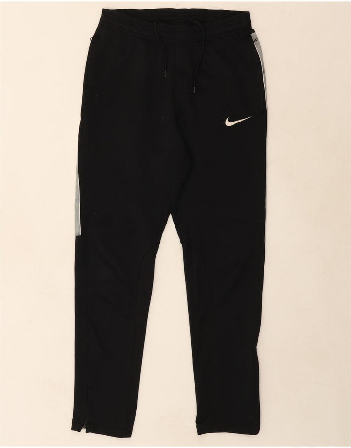 NIKE Mens Tracksuit Trousers Small Black Colourblock Polyester Vintage Nike and Second-Hand Nike from Messina Hembry 