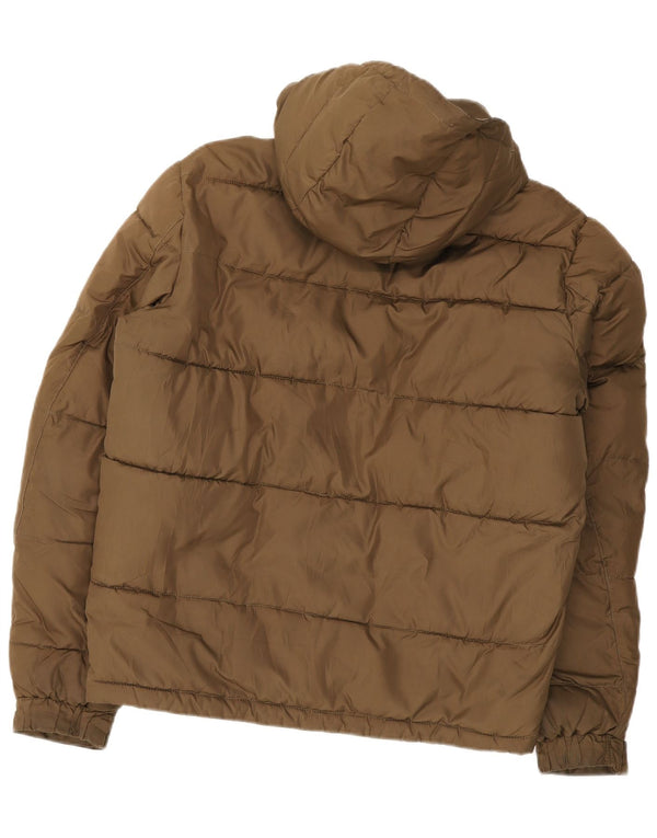 Lee Herren-Jacke mit Kapuze, gepolstert, UK 40, Größe L, braun, Polyester