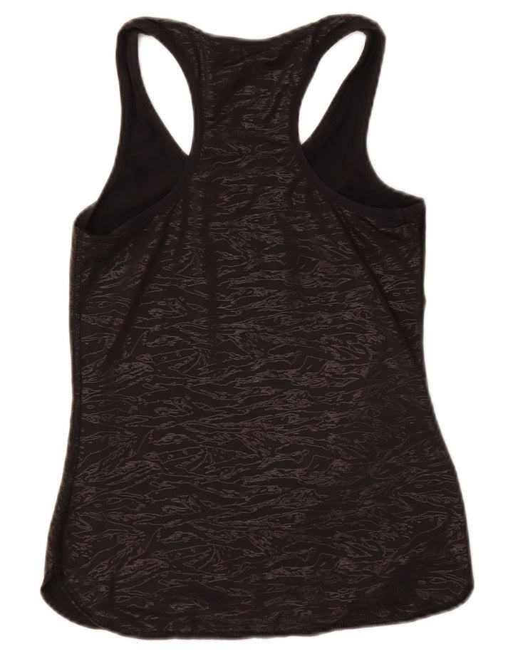 Champion Damen-Trägershirt mit abstraktem Muster, UK 4 XS, Schwarz