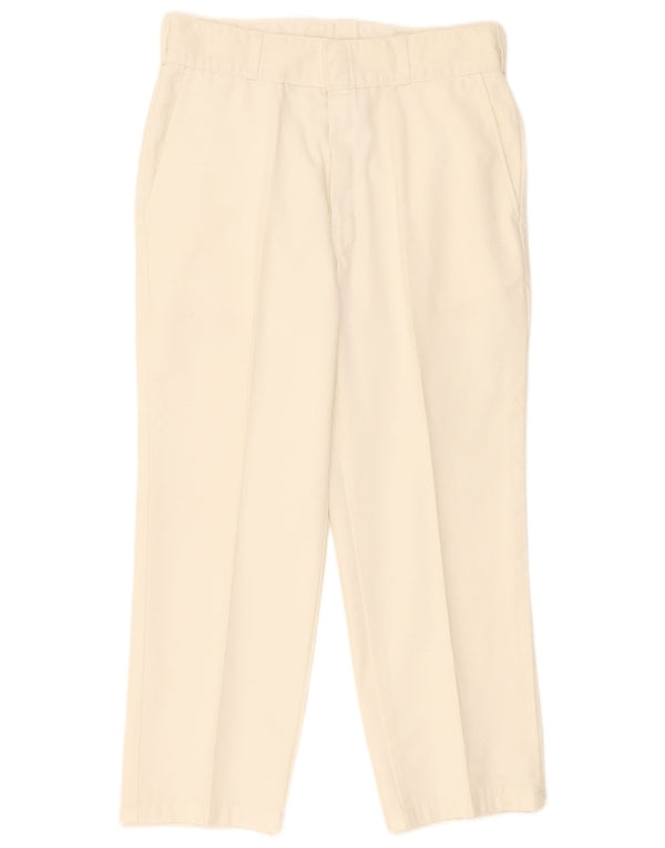 Dickies gerade Chino-Hose für Damen, W34, L26, weißes Polyester