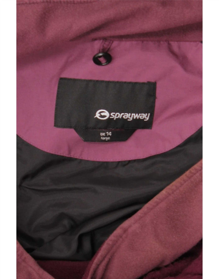 Sprayway Damen-Windbreakerjacke mit Kapuze, UK 14, Größe L, Kastanienbraun, Polyester