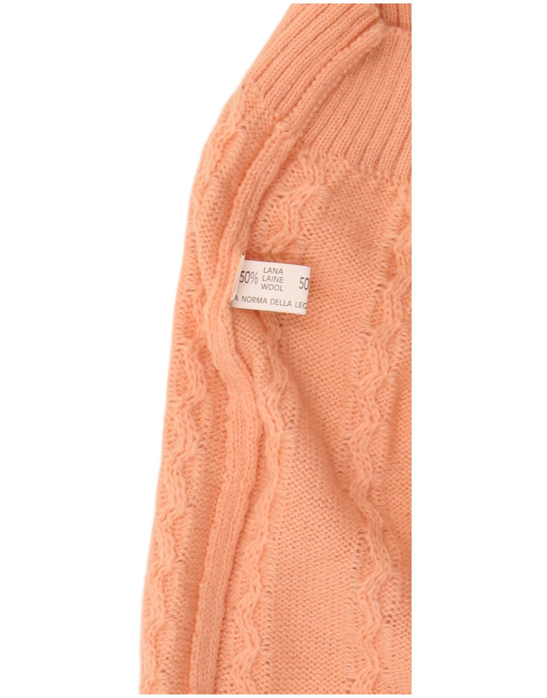 Vintage Damen Rundhalspullover Pullover UK 16 Große rosa Wolle