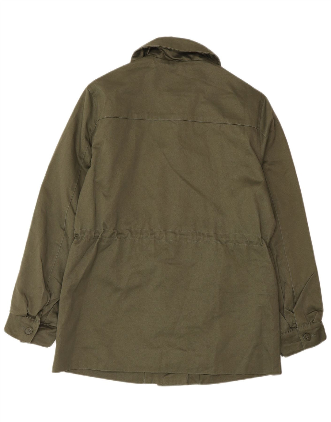 Topshop Damen Utility-Jacke UK 8 Small Khaki Baumwolle