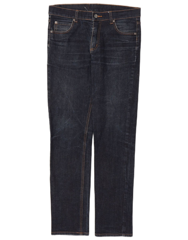 CHEAP MONDAY Mens Slim Jeans W32 L31 Navy Blue Cotton