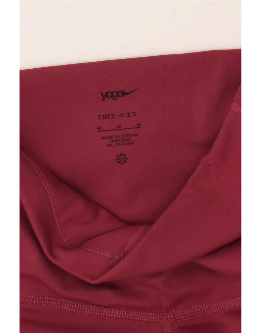 Nike Damen Yoga-Leggings UK 12 Medium Burgund
