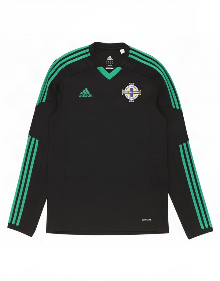 Adidas Herren Irish Football Top Langarm Medium Schwarz Polyester
