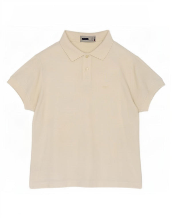 Fila Damen Poloshirt IT 46 Large Off White