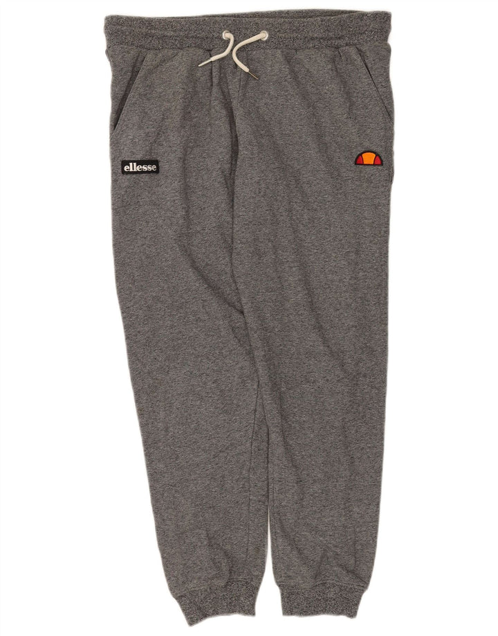 Ellesse Damen-Trainingshose, Jogginghose, UK 12, Mittelgrau, Farbblock