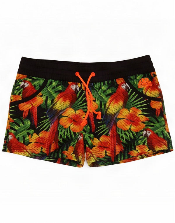 Sundek Damen Sportshorts UK 10 Klein Mehrfarbig Blumen Hawaiianisch