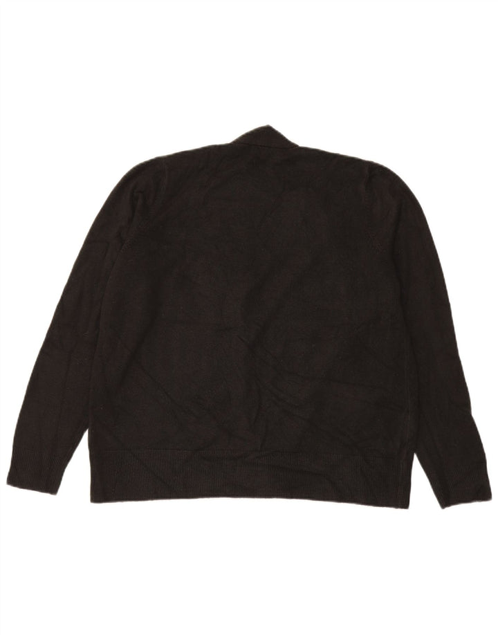 Marks & Spencer Offener Damen-Cardigan-Pullover UK 16 Large Schwarz Acryl