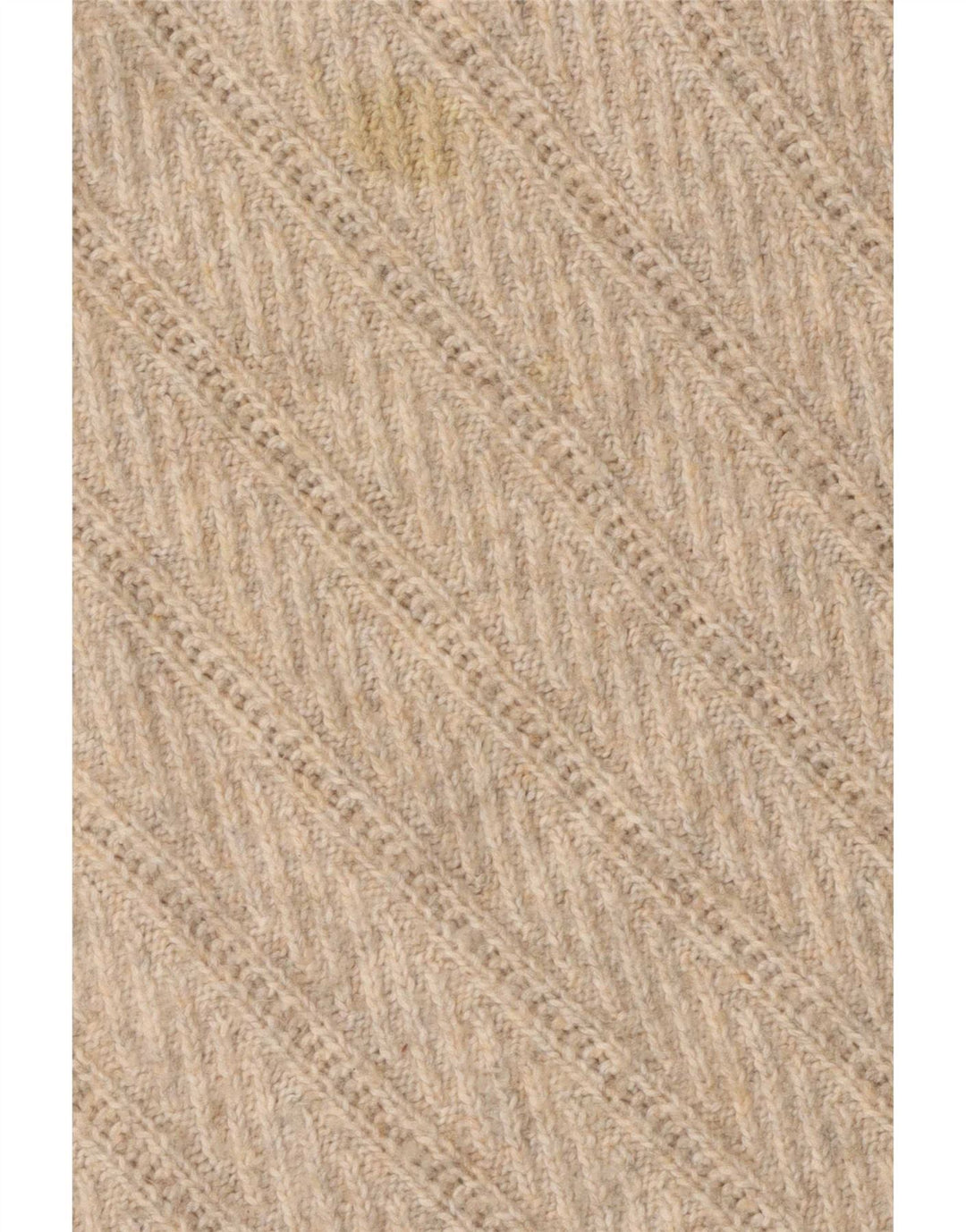 Marks & Spencer Damen-Pullover mit Rundhalsausschnitt, UK 16, Größe L, Beige, Polyester