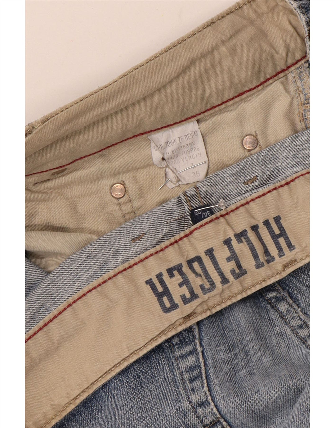Tommy Hilfiger Herren Straight Jeans W34 L36 Blau