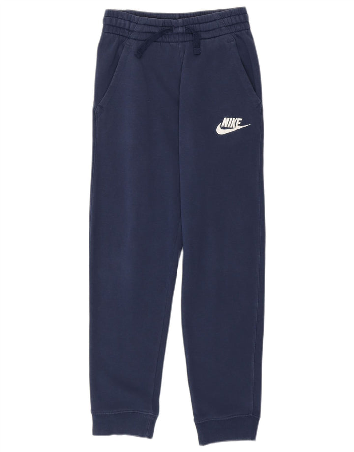NIKE Jungen-Trainingshose mit Grafik, Jogginghose, 10–11 Jahre, mittelgroß, Marineblau