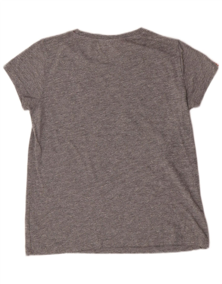 Superdry Herren Regular Graphic T-Shirt Top XS Grau Baumwolle