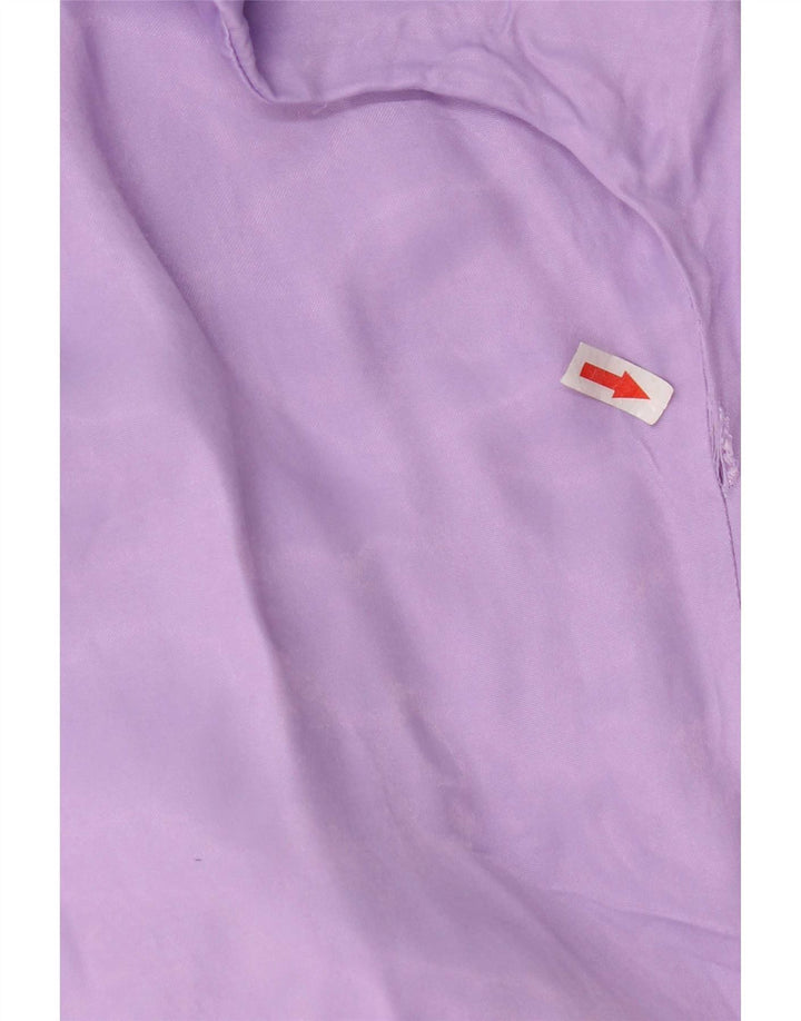 Übergroße Hemdbluse für Damen von Zara, Gr. 10, Größe S, Lila