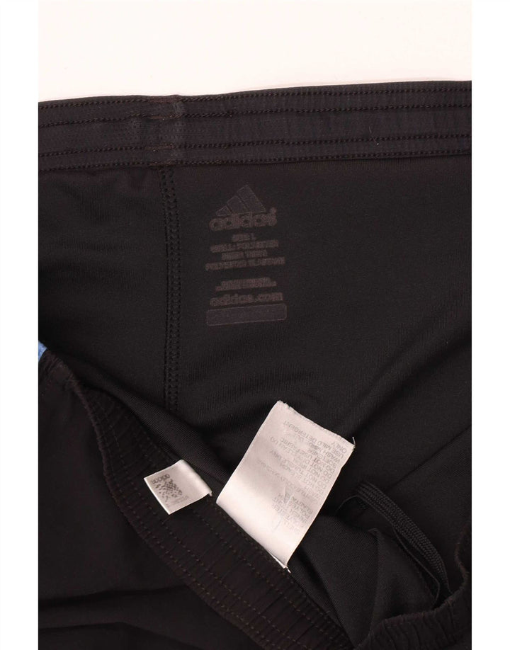 Adidas Herren-Sportshorts, groß, schwarzes Colourblock-Polyester