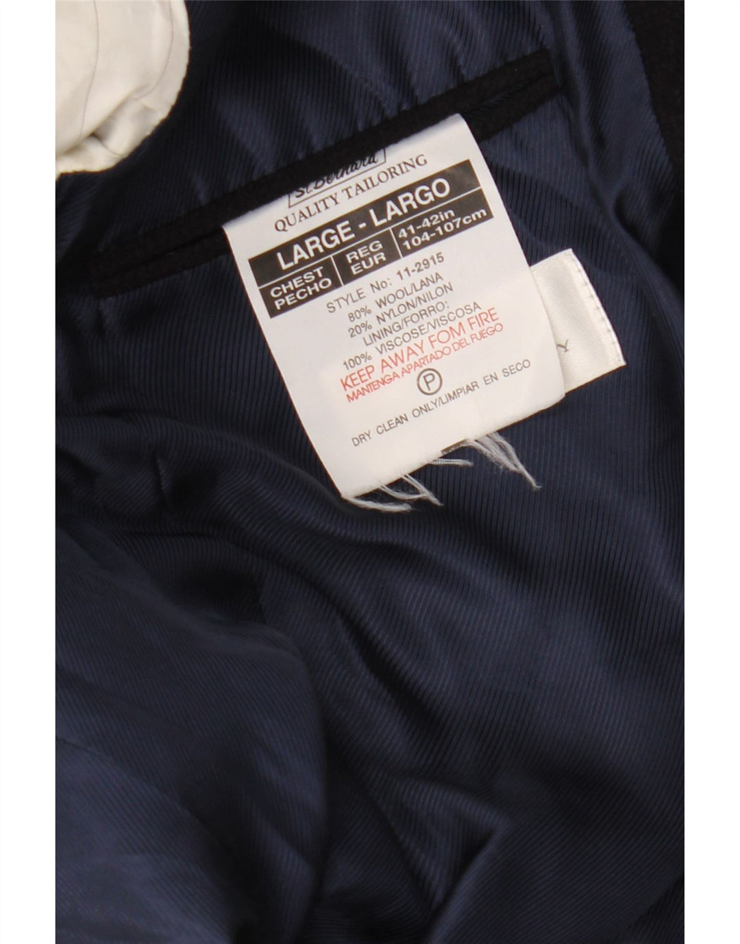 Herren-Blazerjacke mit 3 Knöpfen, Gr. 40, Größe L