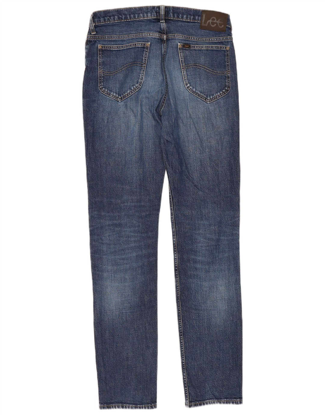 Lee Herren Rider Slim Jeans W33 L34 Blaue Baumwolle