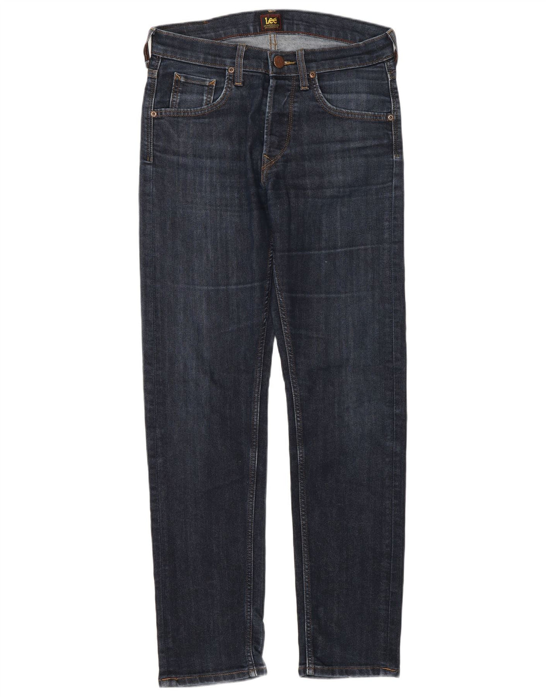 Lee Herren Daren Slim Jeans W29 L32 Marineblau Baumwolle