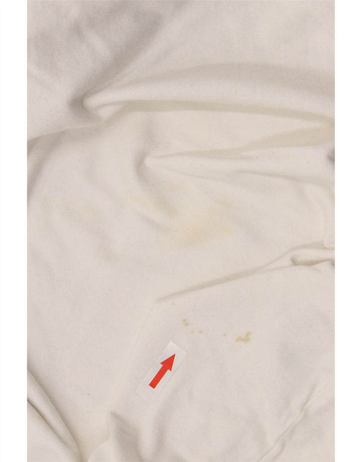 MURPHY & NYE Herren-Grafik-Oberteil, langärmelig, Mittelweiß