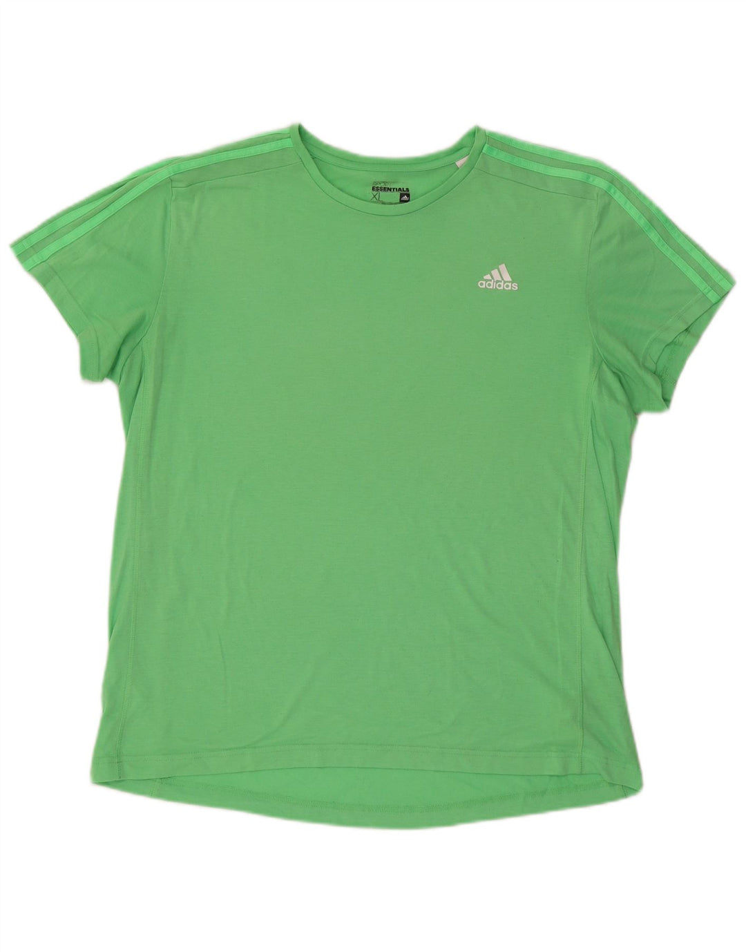 Adidas Herren Climalite T-Shirt Top XL Grün Polyester