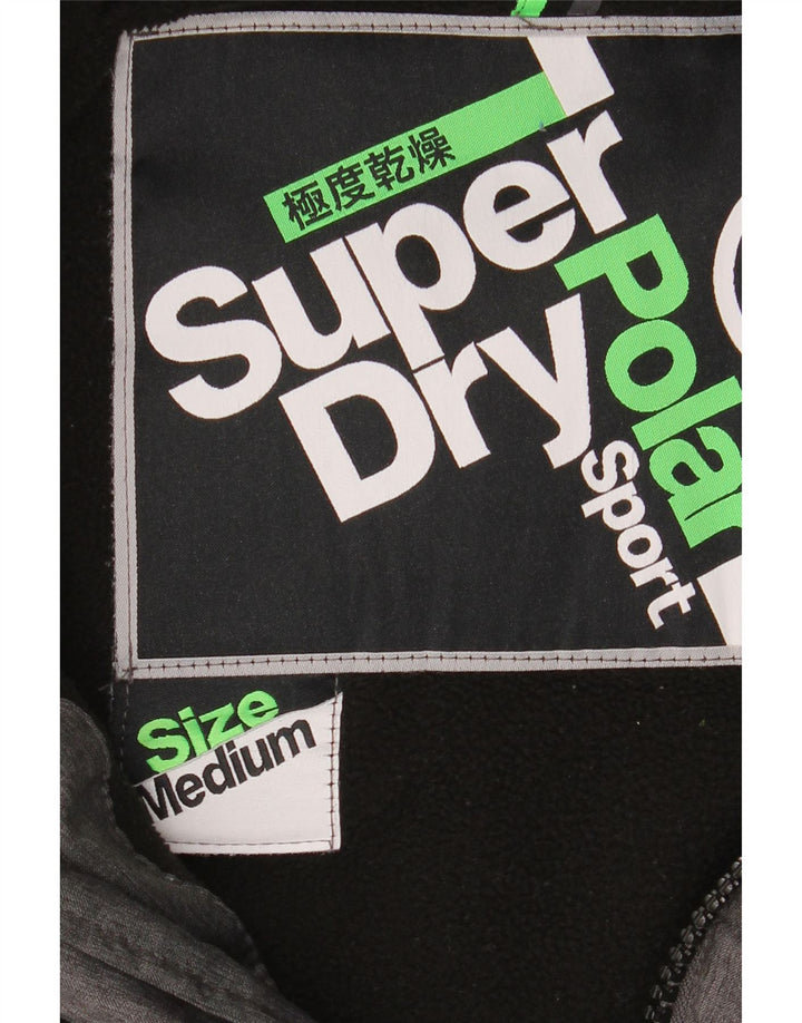 Superdry Herren Wattierte Weste UK 38 Mittelgraues Polyester