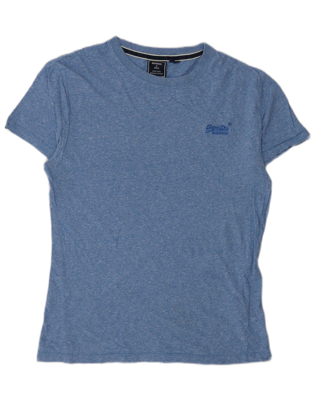 Superdry Herren T-Shirt Top Small Blau Baumwolle