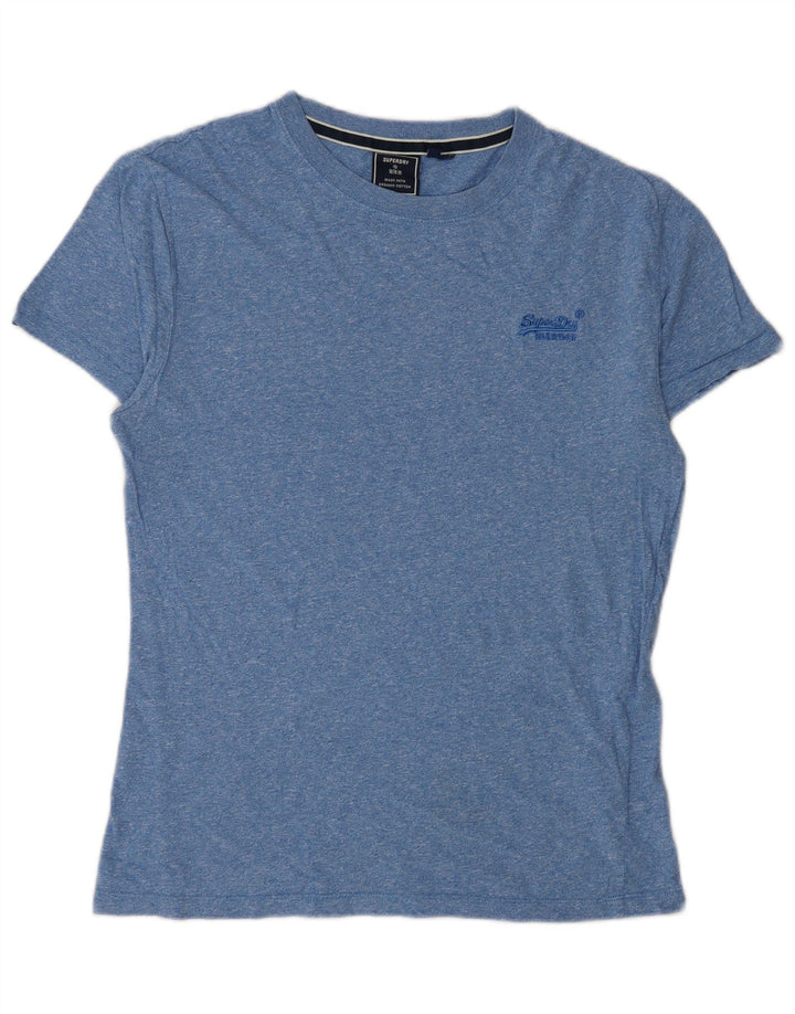 Superdry Herren T-Shirt Top Small Blau Baumwolle
