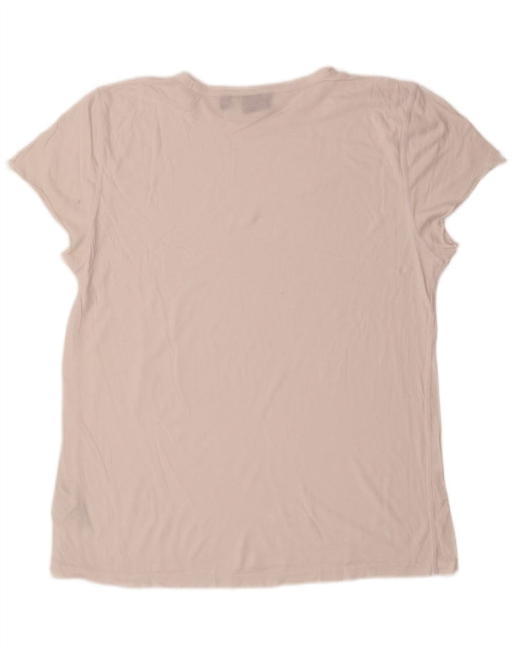 Cheap Monday Damen T-Shirt Top UK 16 Large Weiße Baumwolle
