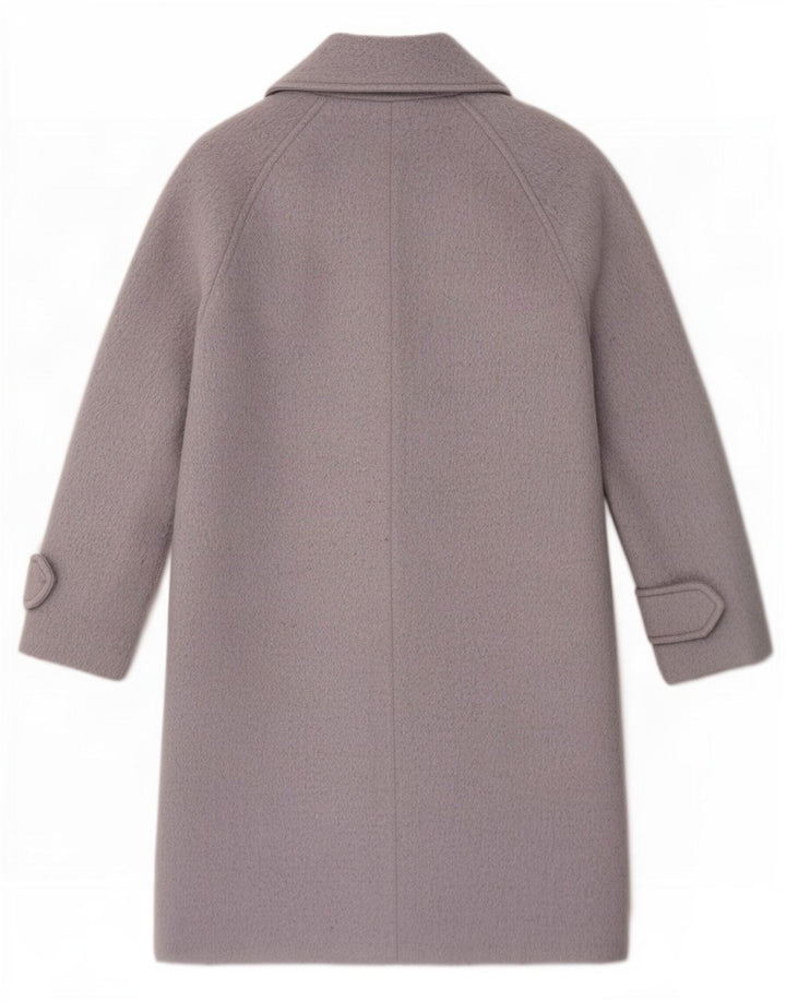 Zara Damen Zweireihiger Mantel UK 10 Small Blau