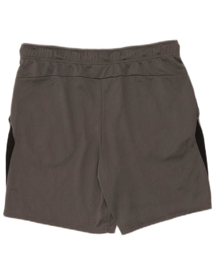 Nike Herren Dri Fit Standard Sportshorts, großes graues Farbblock-Polyester