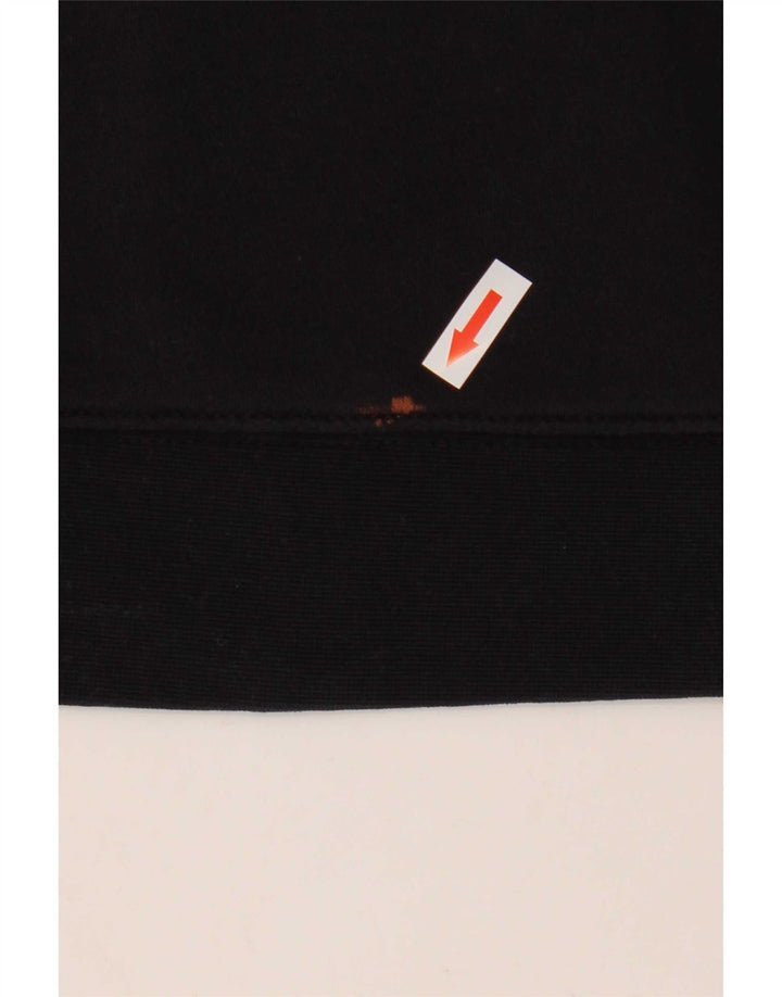 Calvin Klein Herren-Golf-Hoodie-Pullover aus mittelschwarzer Baumwolle